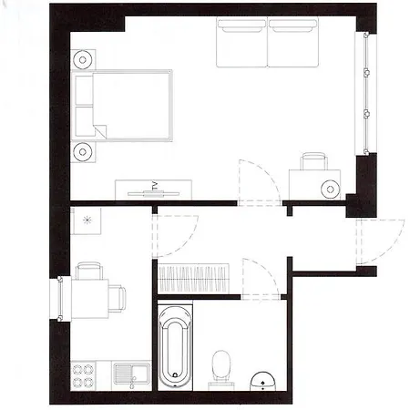 House Marszalkowska I Appartamento *